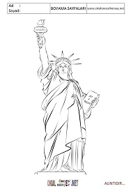 Amerika-Birleşik-Devletleri boyama sayfaları